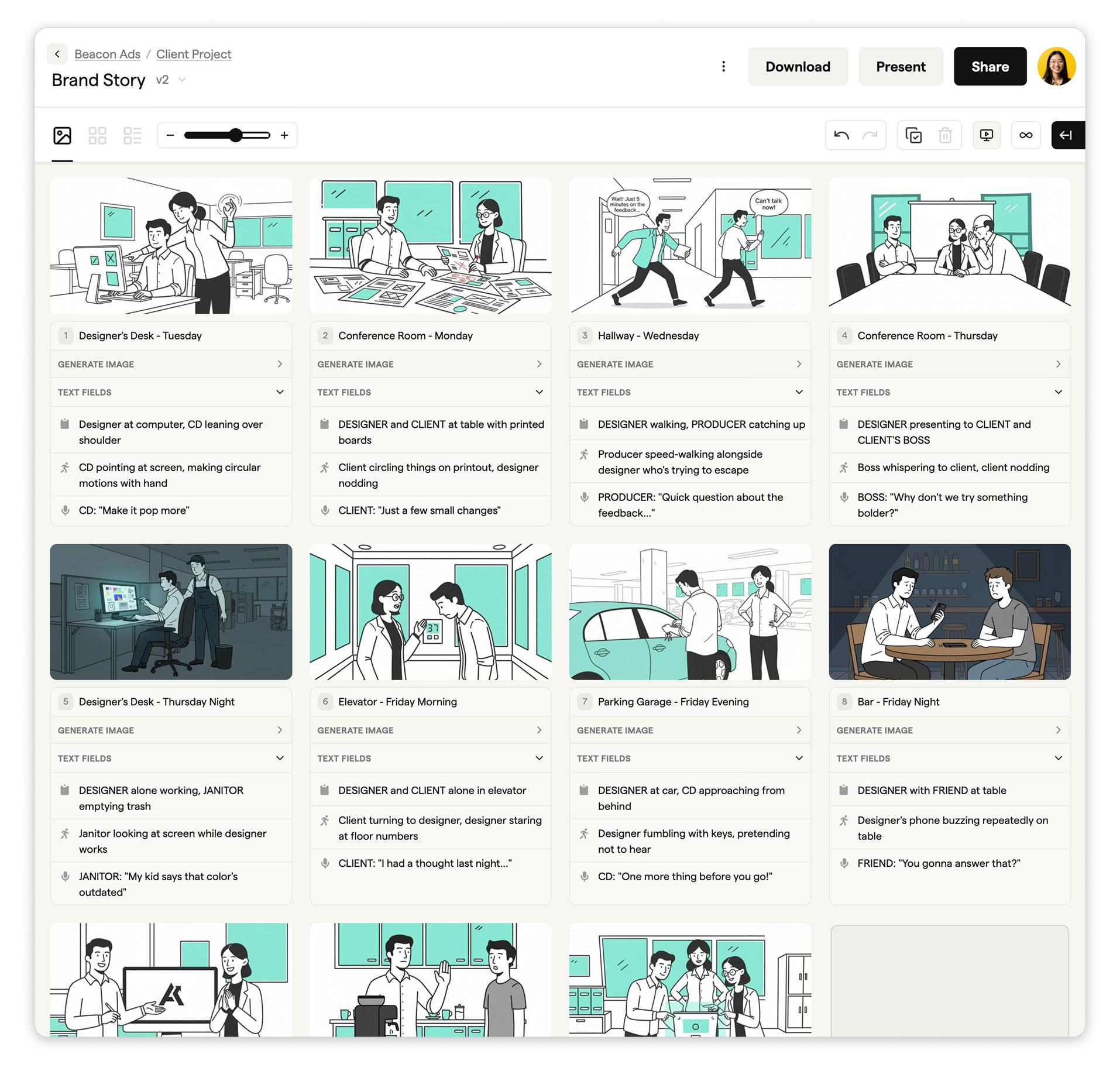 Boords storyboard creator
