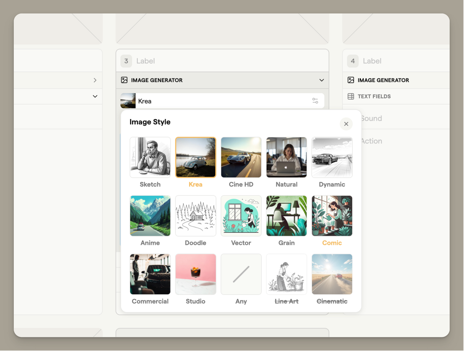 image-generator-style-selector