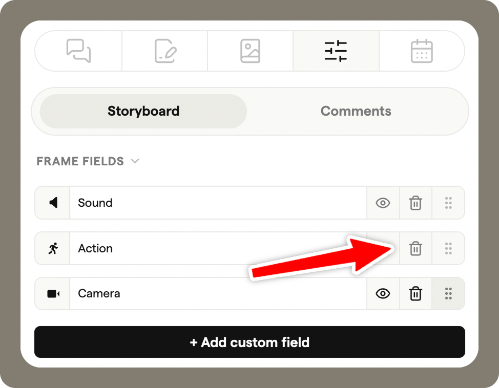 remove field