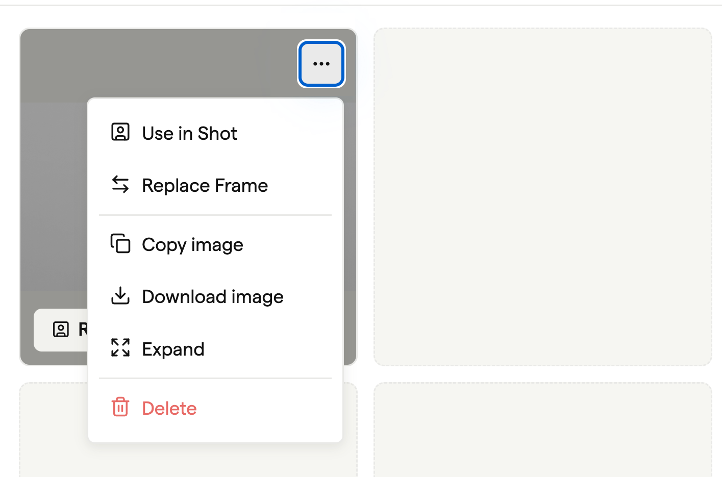 The current Playground image menu